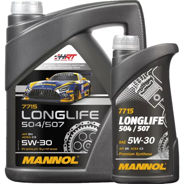 6L Mannol 5W-30 Longlife Motoröl 504.00 507.00 Ll-04 229.51 Longlife-04 5W30 Öl