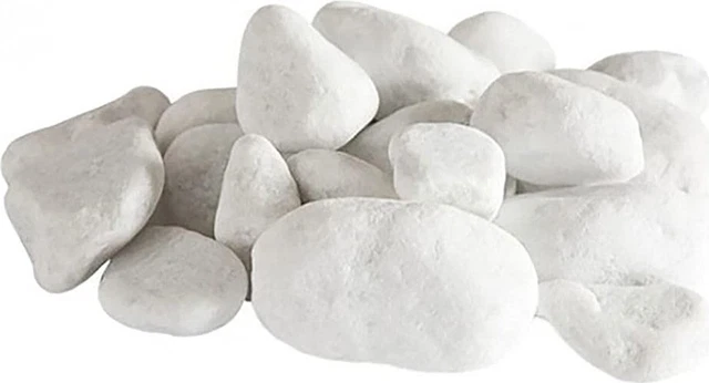 Pietre decorative sassi bianchi Set 24 pz per camino a bioetanolo Divina Fire
