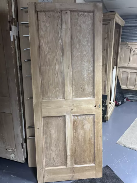 Reclaimed Victorian 4 panel stripped pine internal doors.