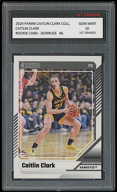 CARTE RECRUE DONRUSS 2024 Caitlin Clark WNBA Collection 1ère année 10 #6 EUR 22,36 - FR