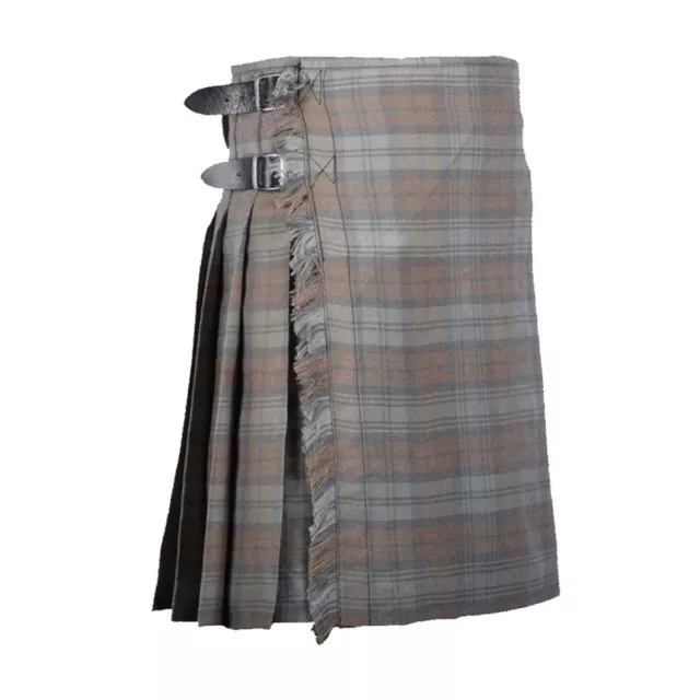 Clan Black Watch Weathered Tartan Kilt Scottish Highland Men's Tartan Handmade