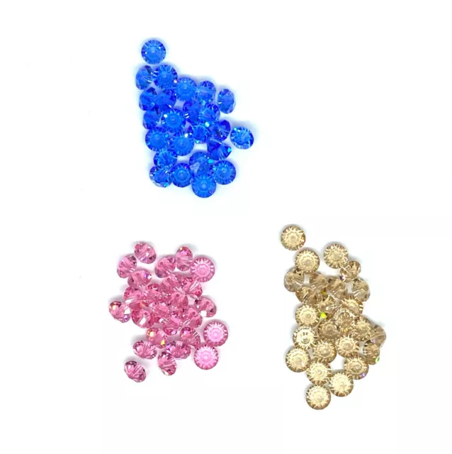 #5305  6MM Swarovski Crystal Spacer Beads. Choose color and quantity