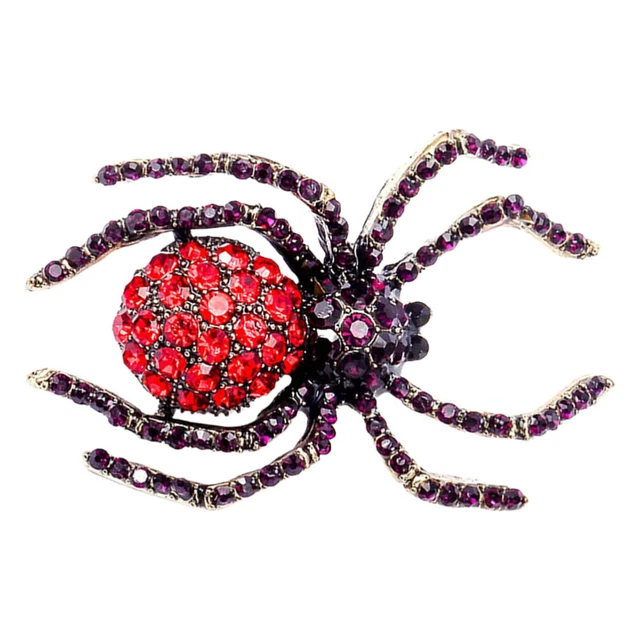 SPILLA RAGNO GIOIELLI Pettorina Animale Firmata Mancare Diamante EUR 7