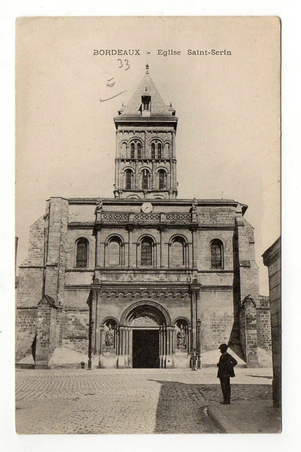 CPA 33 BORDEAUX  eglise saint serin