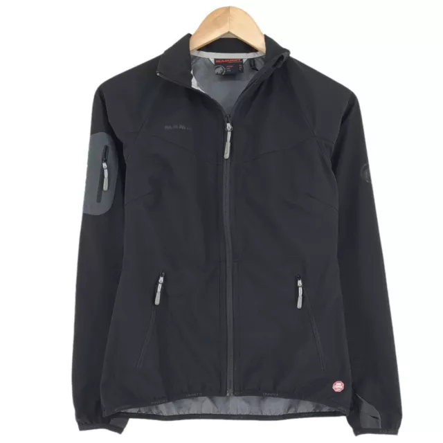 Mammut Softshell Coupe-Vent Noir Veste Respirant Femmes DE TAILLE XS