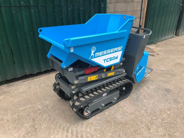 NEW MESSERSI TC50D 500kg Tracked High Tip Dumpers - Track Crawler ...