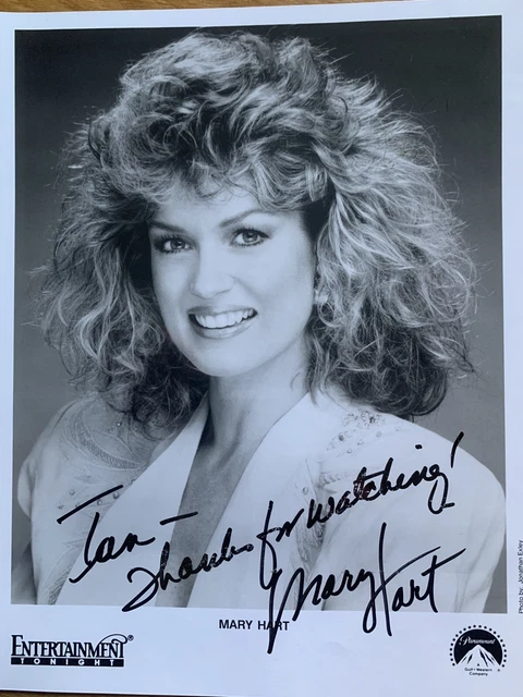 Mary Hart TV Presenter Original Hand Signed Photo