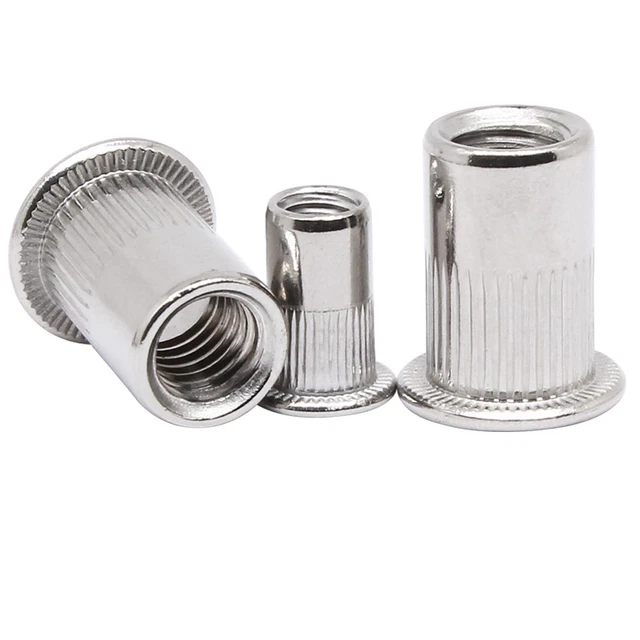 Rivnuts Threaded Nutserts Blind Rivet Nuts Stainless Steel M3 M4 M5 M6 M8 ~ M12