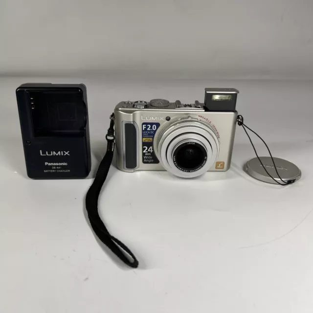 Panasonic LUMIX DMC-LX3 10.1MP 2.5x Optical Zoom Digital Camera -Silver Works