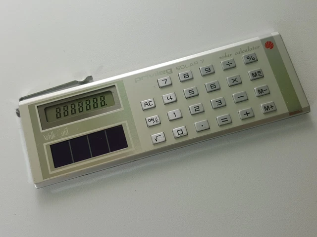 Calculatrice Solaire, Grandes Touches À 12 Chiffres, Affichage Clair
