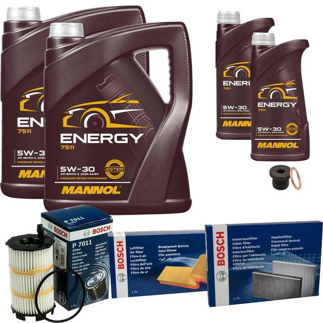 MANNOL Motoröl Energy 7511 5W-30 – 6er Pack Für Volle Leistung Und Schutz