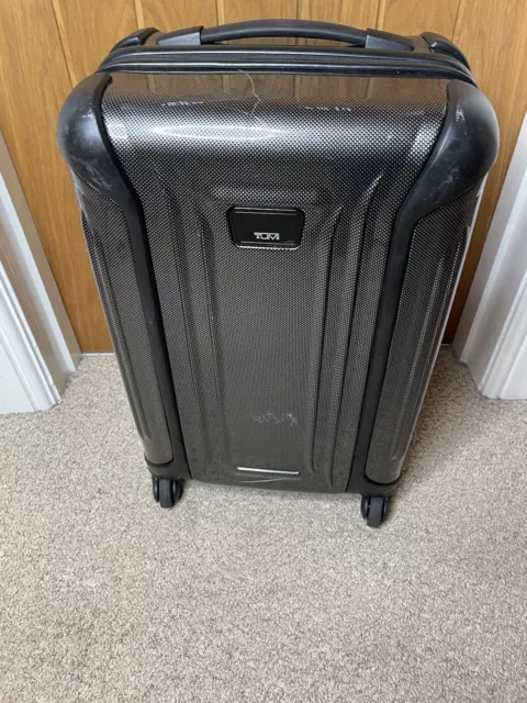 TUMI  CARRY ON Hard Shell Suitcase Luxury Brand 4 Wheel Spinner