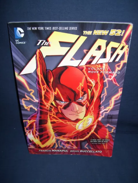 The Flash Vol. 1 Move Foward Graphic Novel DC Comics New 52 Used Softcover 2012