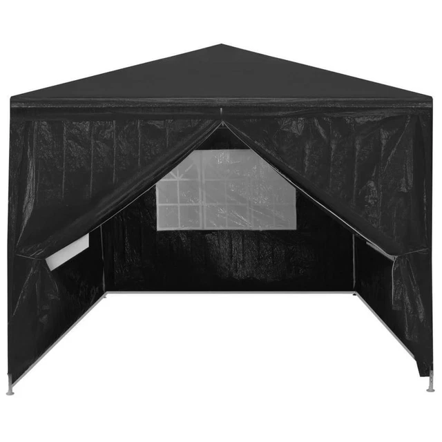 vidaXL Gartenzelt 3x3m Partyzelt Pavillon Festzelt Gartenpavillon Anthrazit 3