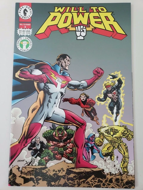 Will To Power #1-12 (1994) Dark Horse Comics Titan! X! Full Complete Series 10