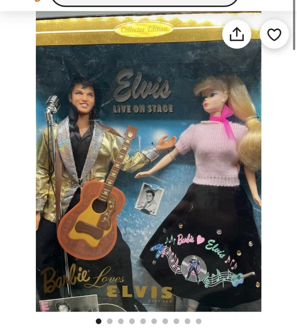 Barbie Loves Elvis Collectors Edition 2 Doll Set NEW factory sealed in box