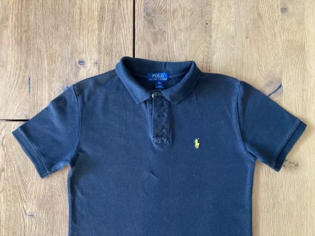 Polo Ralph Lauren Polo Shirt Poloshirt Kids Größe M 10 12 14 Schwarz 2