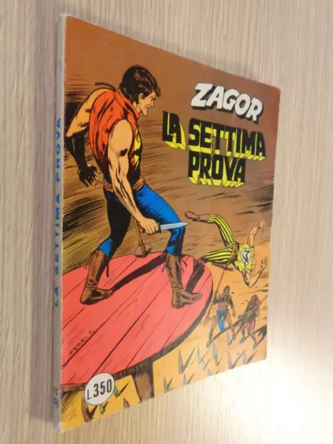 Zagor Zenith Gigante Originale N.176 La Settima Prova Ottimo Daim Press 1976 ▓