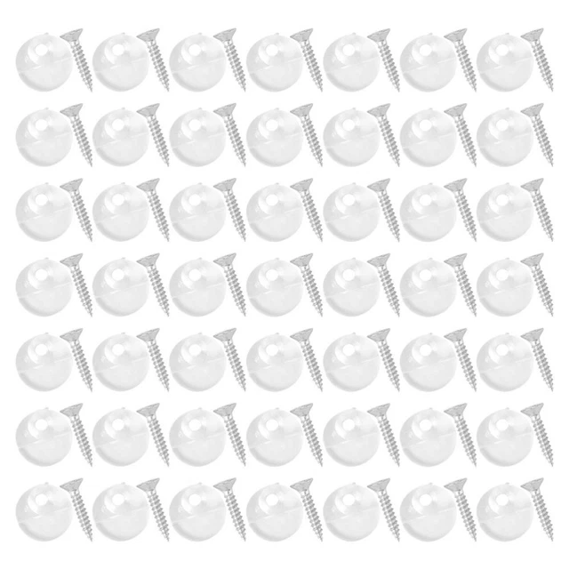 100 pz staffa in vetro ferro clip in plastica indumento resistente