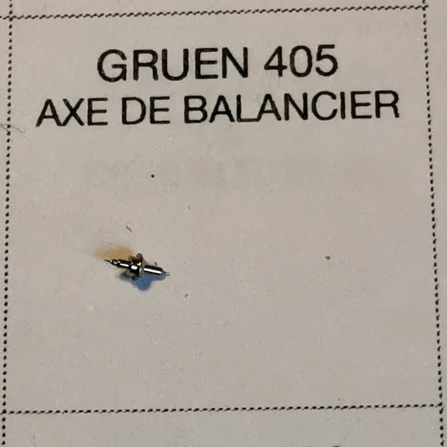 Pièce Détachée Horlogerie - Axe De Balancier Pour Mouvement Langendorf 1721 - Neuf Pour Réparation