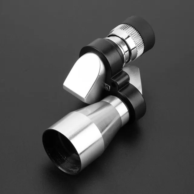 8x20 Mini Corner Binoculars HD Pocket Monocular Outdoor Telescope (Silver) G1ST
