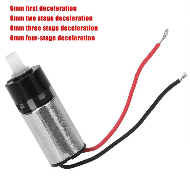 High Speed Micro Planetary Gear Motor with 6mm Diameter and 1 4 Stage Reduction