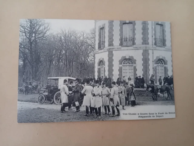 Carte Postale Ancienne – Chasse à Courre En Forêt – Photo CPA Vintage