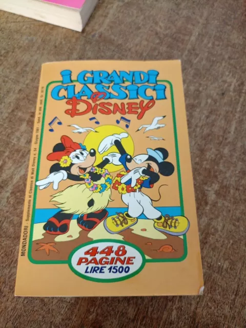 I GRANDI CLASSICI WALT DISNEY Nr  2 Del 1981- suppl CLASSICO 54 - MONDADORI