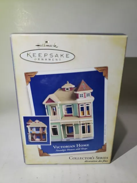 2005 VICTORIAN HOME Nostalgic Houses & Shops #22 Hallmark Keepsake