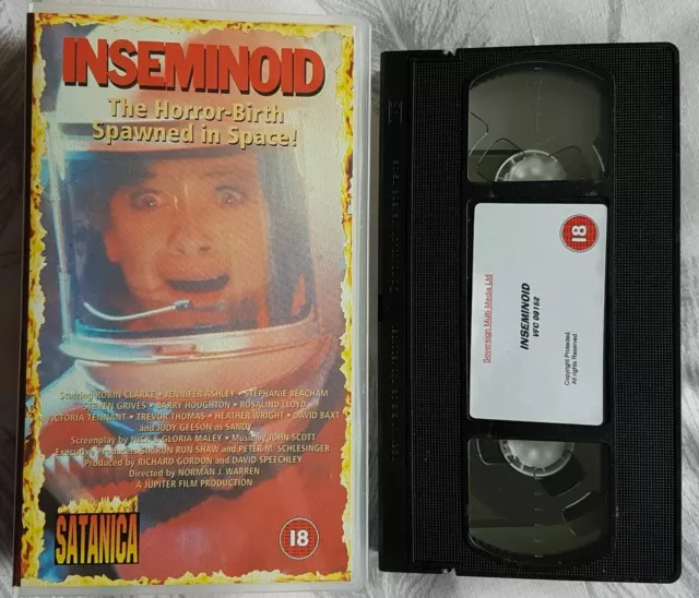 INSEMINOID (VHS) 1981 - Judy Geeson + Stephanie Beacham + Victoria Tennant