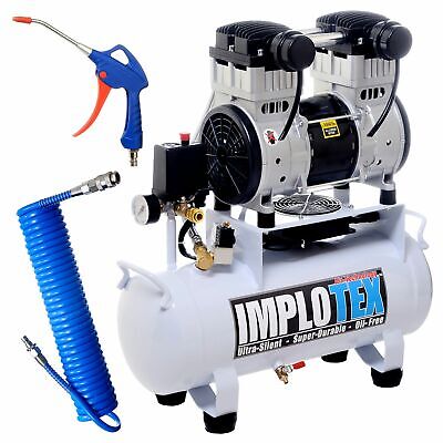 850w 14l SILENT flüsterkompressor ARIA COMPRESSA COMPRESSORE 55db silenzioso OLIO implotex 