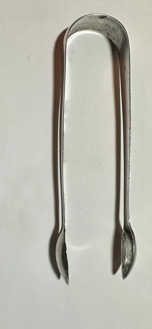 Antique British Sterling Tongs ~early 18th C, 37g, Mono “ EH” LL-1