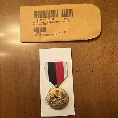 WW11 US Navy Occupation Service Award full size medal