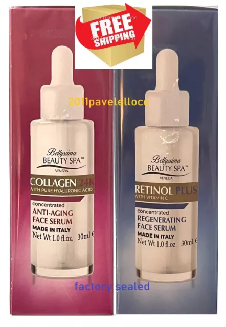 Bellyssima Beauty Spa Venezia COLLAGEN 24K / RETINOL PLUS YOU CHOOSE