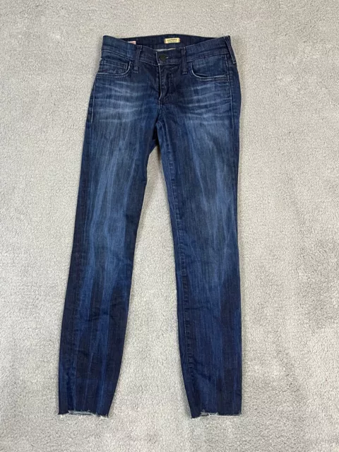 True Religion Jeans Women 25 Victoria Mid Rise Skinny Stretch Dark Wash Denim 2