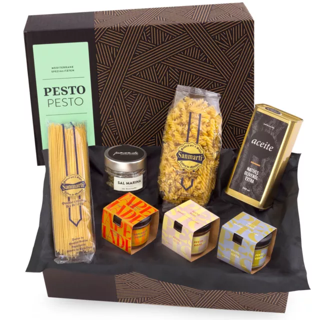 PESTO PESTO - Schlemmerbox mit Pasta, Pesto, Olivenöl und Meersalz
