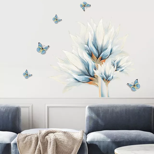 Creative DIY Wall Decor Sticker Flower Removable Vinyl Decal for Home Art