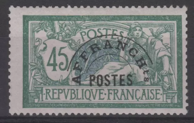 FRANCE PREOBLITERE TIMBRE STAMP 44 " MERSON 45c VERT ET BLEU " NEUF xx TTB K478