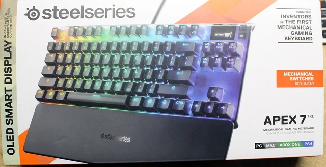 STEELSERIES APEX 7 Tkl Backlit Hybrid Mechanical Gaming Kb – English ...