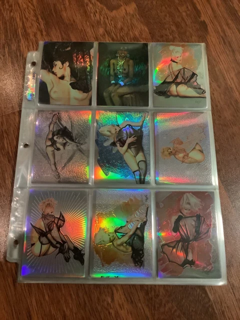 Olivia Studies in Sensuality All-Chromium HOLOCHROME card set