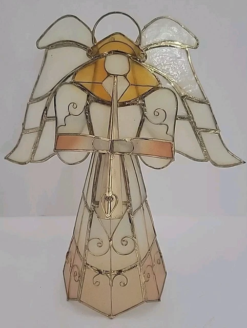VINTAGE CAPIZ SHELL ANGEL Tree Topper Christmas Tree Holiday GORGEOUS £ ...