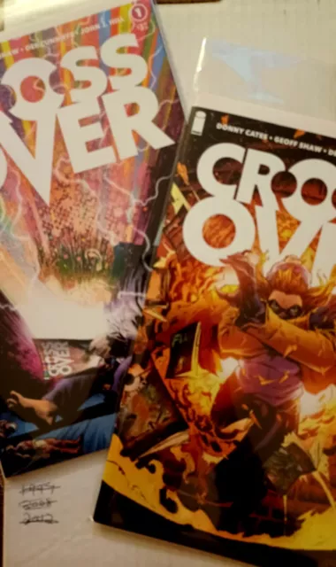 Crossover (#1) 1st Print & Variant Covers Combo (2020) IMAGE NM Stegman Shaw