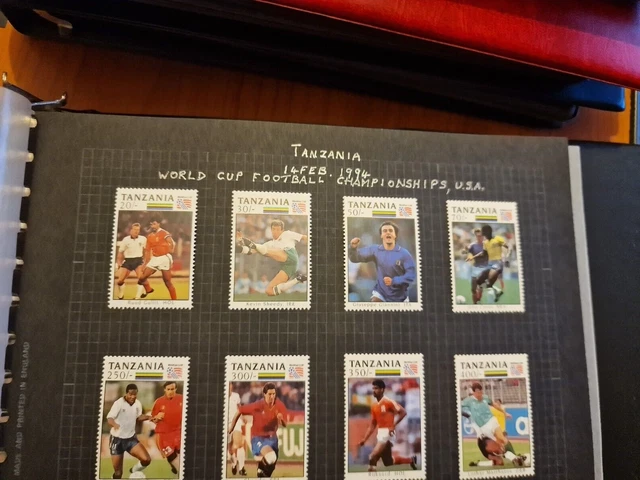 Tanzania 1994 Sg 1745-1752 World Cup Football Mnh