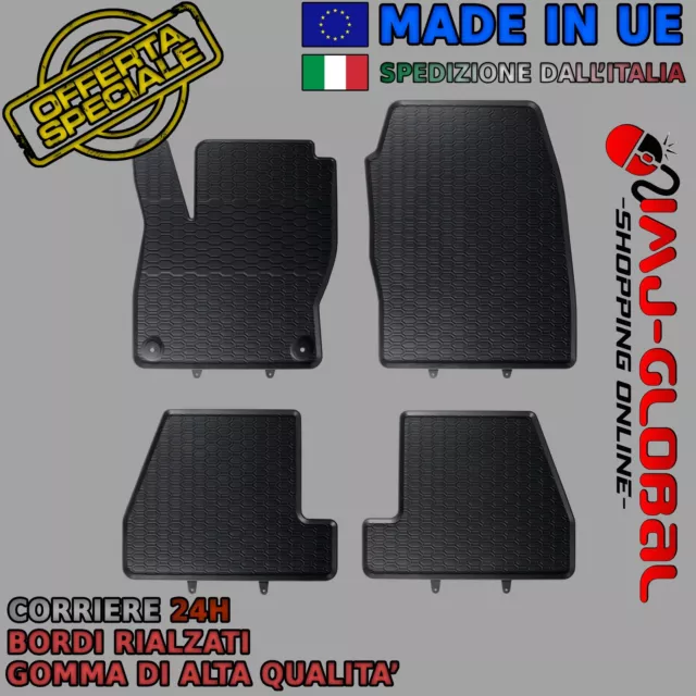 Set Tappetini Tappeti Per Ford Focus Mk3 Iii (2011-) Su Misura In Gomma