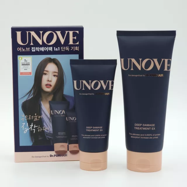 UNOVE Deep Damage Treatment EX 207ml + 100ml Set Protein Anti Hair K-Beauty