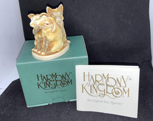 VTG Harmony Kingdom Treasure Jest Box Mutton Chops Sheep Wolf RW98MC NEW