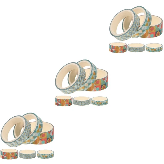 18 Rolls cute decorative masking washi tapes Autocollant D'album Photo Fournitur