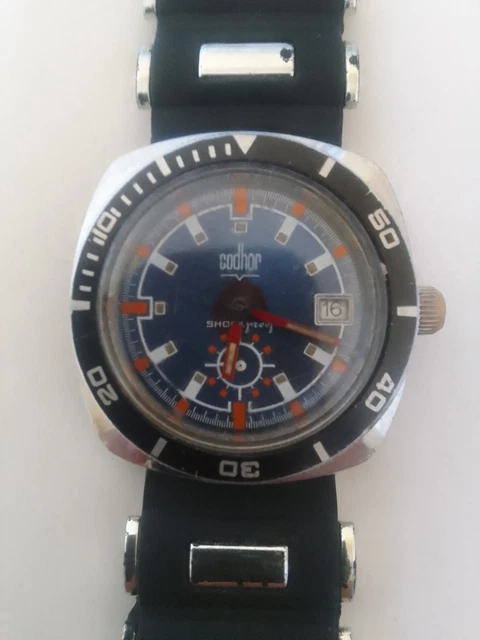 Montre Plongée Vintage Kienzle - Automatique - Étanche 30ATM - Boîtier Acier 44mm - Pour Homme - Occasion
