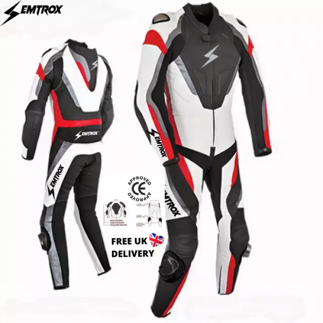 Kids Size Motorbike Junior Race Suit Motorcycle Motocross Leather Suit CE Armors
