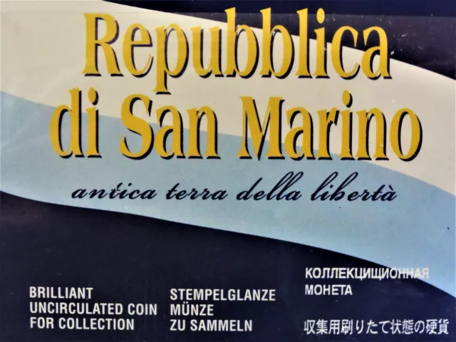 Repubblica San Marino KMS 1 bis 50 Cent alles st./unc im Folder